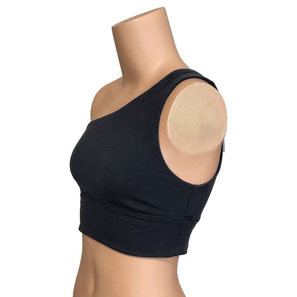 Lululemon Align Asymmetrical Bra Sz 8 S A/B New $58 Black Low Support Unpadded - Picture 2 of 14